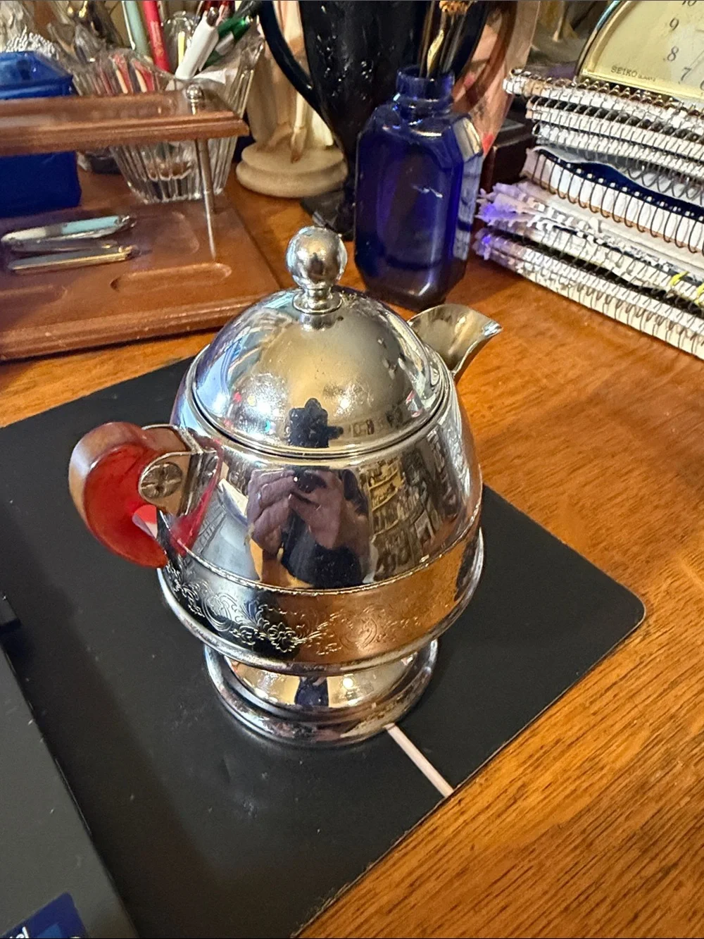 Not marked polished silver